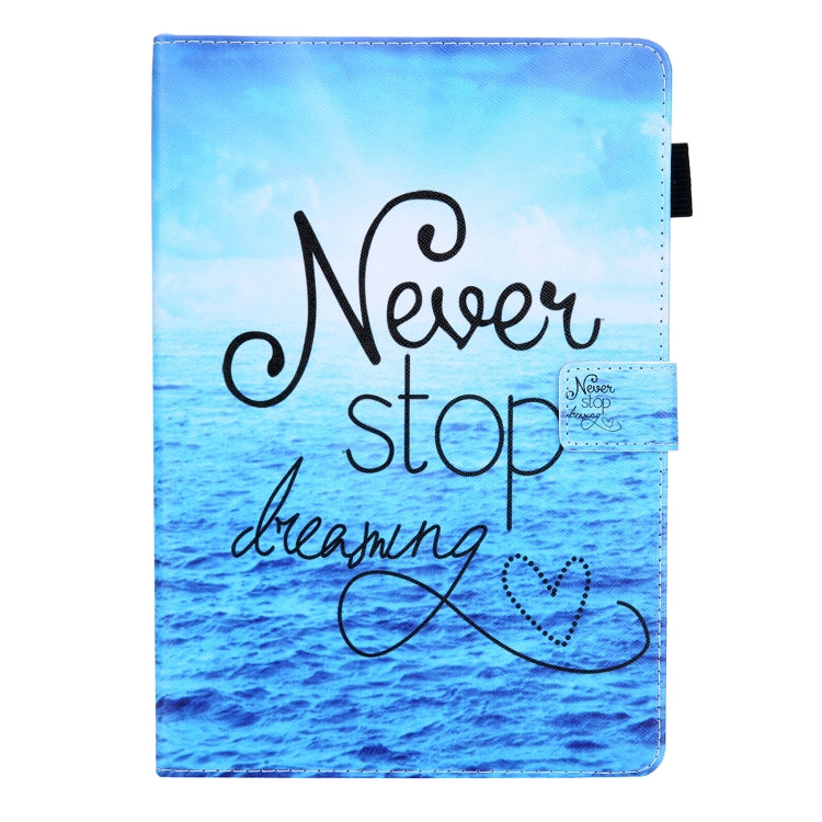 For iPad Pro 11 2024 Colored Drawing Leather Smart Tablet Case(Never Stop)