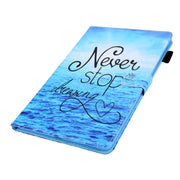 For iPad Pro 11 2024 Colored Drawing Leather Smart Tablet Case(Never Stop)