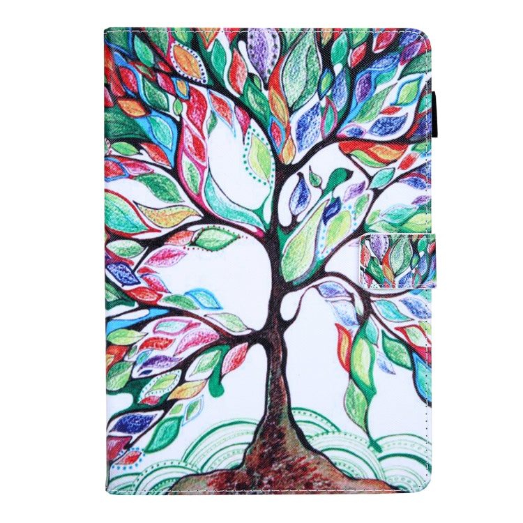 For iPad Pro 11 2024 Colored Drawing Leather Smart Tablet Case(Life Tree)