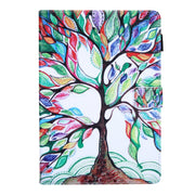 For iPad Pro 11 2024 Colored Drawing Leather Smart Tablet Case(Life Tree)