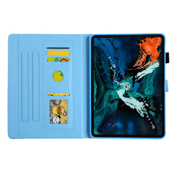 For iPad Pro 11 2024 Colored Drawing Leather Smart Tablet Case(Life Tree)