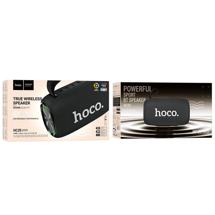 hoco HC25 Radiante Sports Bluetooth 5.2 Speaker Support TWS / FM(Black) - free shipping - PMC Jewellery - Order now!