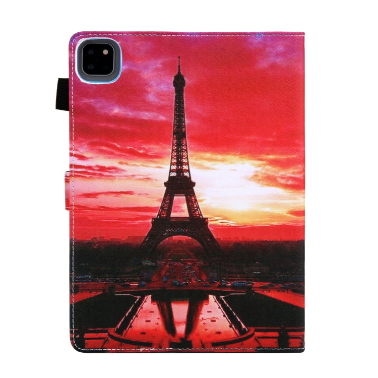 For iPad Pro 11 2024 Colored Drawing Leather Smart Tablet Case(Evening Tower) - free shipping - PMC TechLife - Order now!