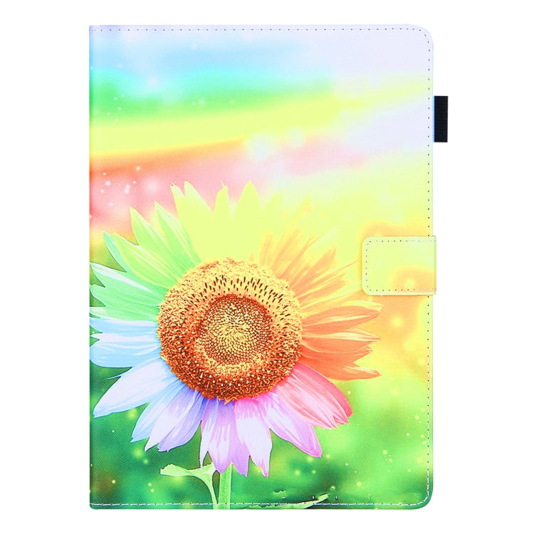 For iPad Pro 11 2024 Colored Drawing Leather Smart Tablet Case(Sunflower) - iPad Pro 11 2024 Cases by PMC TechLife | Online Shopping South Africa | PMC TechLife | Buy Now Pay Later Mobicred
