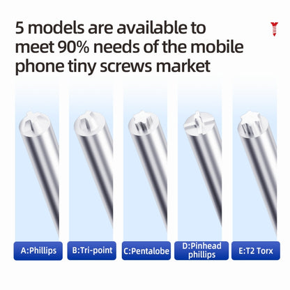 5 in 1 QianLi iWhale Special S2 Steel Magnetic Torque 3D Screwdriver, Model:A/B/C/D/E - free shipping - PMC Jewellery - Order now!