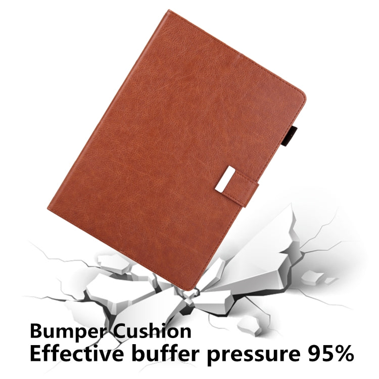 For iPad Pro 11 2024 Business Style Horizontal Flip Leather Smart Tablet Case with Holder(Brown) - iPad Pro 11 2024 Cases by PMC TechLife | Online Shopping South Africa | PMC TechLife | Buy Now Pay Later Mobicred