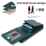 For Samsung Galaxy S24+ 5G YM015 Crossbody Rhombic Card Bag RFID Phone Case(Green)