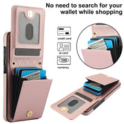 For Samsung Galaxy S24+ 5G YM015 Crossbody Rhombic Card Bag RFID Phone Case(Rose Gold)