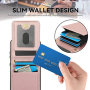 For Samsung Galaxy S24+ 5G YM015 Crossbody Rhombic Card Bag RFID Phone Case(Rose Gold)