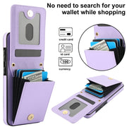 For Samsung Galaxy S24+ 5G YM015 Crossbody Rhombic Card Bag RFID Phone Case(Light Purple)