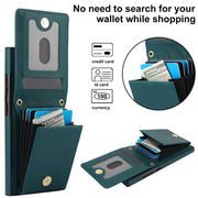 For Samsung Galaxy S24 Ultra 5G YM015 Crossbody Rhombic Card Bag RFID Phone Case(Green)