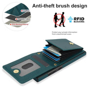 For Samsung Galaxy S24 Ultra 5G YM015 Crossbody Rhombic Card Bag RFID Phone Case(Green)