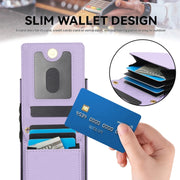 For Samsung Galaxy S24 Ultra 5G YM015 Crossbody Rhombic Card Bag RFID Phone Case(Light Purple)