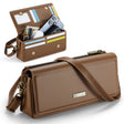 CaseMe ME30 Max Multifunctional Large-Capacity Shoulder Crossbody Phone Bag(Brown) - free shipping - PMC Jewellery - Order now!