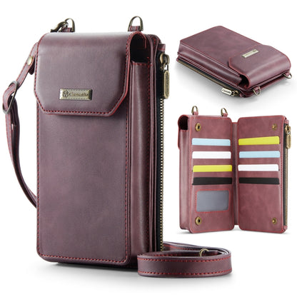 CaseMe Me40 Vertical Multifunctional Shoulder Crossbody Phone Bag(Red) - free shipping - PMC Jewellery - Order now!