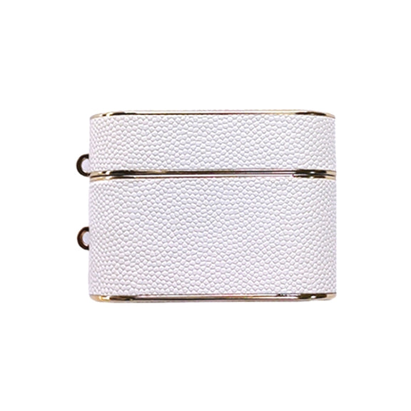 For AirPods Pro 2 Cylindrical Ball Texture Bluetooth Earphone Protective Case(White)