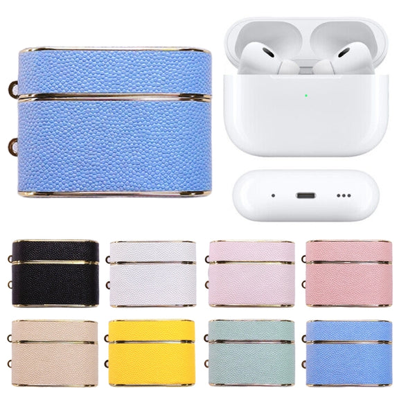 For AirPods 2 / 1 Cylindrical Ball Texture Bluetooth Earphone Protective Case(Yellow)