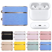 For AirPods 2 / 1 Cylindrical Ball Texture Bluetooth Earphone Protective Case(Sky Blue)