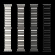 22mm One-Bead Magnetic Buckle Titanium Metal Watch Band(Silver)
