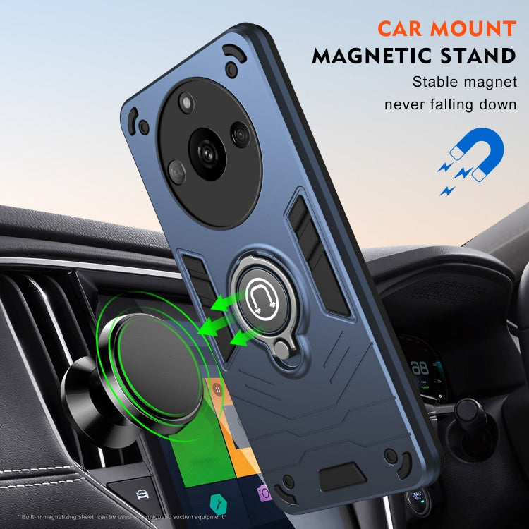 For Realme Narzo 60 5G Ring Holder Phone Case(Royal Blue) - Realme Cases by PMC TechLife | Online Shopping South Africa | PMC TechLife | Buy Now Pay Later Mobicred