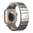 For Apple Watch Ultra 2 49mm One-Bead Magnetic Buckle Titanium Metal Watch Band(Silver) - free shipping - PMC TechLife - Order now!