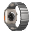 For Apple Watch Series 10 42mm One-Bead Magnetic Buckle Titanium Metal Watch Band(Grey) - free shipping - PMc TechLife - Order now!