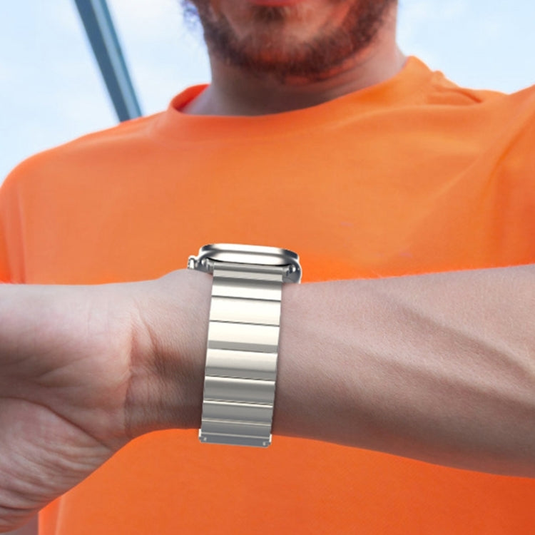 For Apple Watch 42mm One-Bead Magnetic Buckle Titanium Metal Watch Band(Silver) - free shipping - PMC TechLife - Order now!