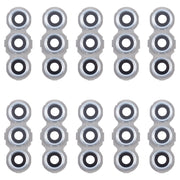 For Samsung Galaxy C55 SM-C556 10pcs Original Rear Camera Lens Cover(Silver)