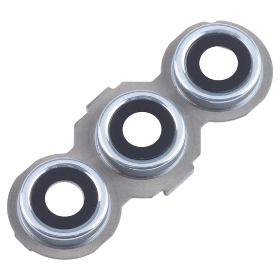 For Samsung Galaxy M55 SM-M556 10pcs Original Rear Camera Lens Cover(Silver)