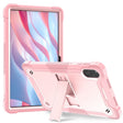 For Honor Pad X9 / X8 Pro Shockproof Silicone Hybrid PC Tablet Case with Holder(Rose Gold) - Honor by PMC TechLife | Online Shopping South Africa | PMC TechLife | Buy Now Pay Later Mobicred