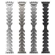 For Apple Watch SE 2023 44mm Y Type Pure Titanium Watch Band(Black)