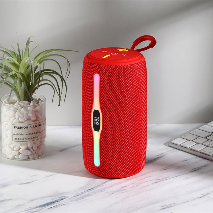 T&G TG675 Music Pulse Wireless Bluetooth Speaker with LED Light(Orange)