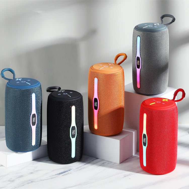 T&G TG675 Music Pulse Wireless Bluetooth Speaker with LED Light(Blue)