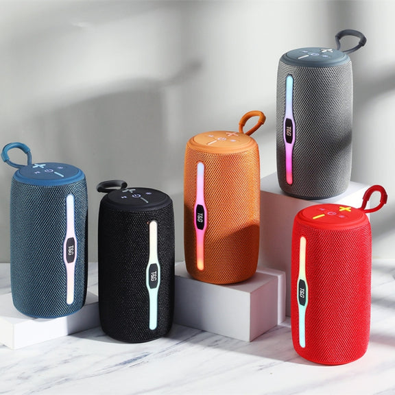 T&G TG675 Music Pulse Wireless Bluetooth Speaker with LED Light(Red)