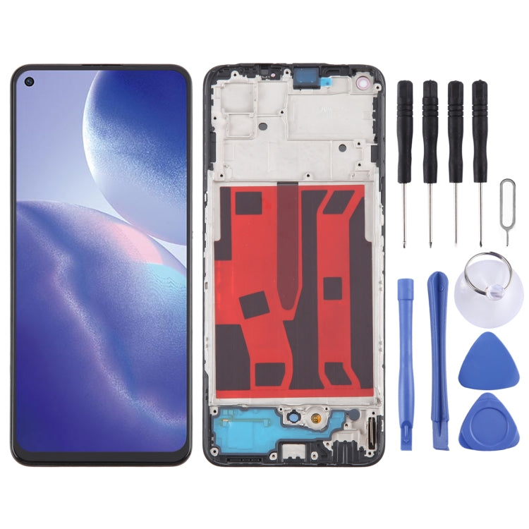 For OPPO Reno6 Z OLED LCD Screen Digitizer Full Assembly with Frame - free shipping - PMC TechLife - Order now!