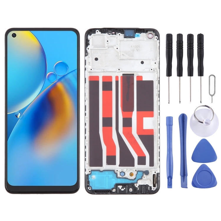 For OPPO Reno6 Lite OLED LCD Screen Digitizer Full Assembly with Frame - LCD Screen by PMC TechLife | Online Shopping South Africa | PMC TechLife | Buy Now Pay Later Mobicred