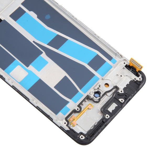 For OPPO Reno5 F OLED LCD Screen Digitizer Full Assembly with Frame