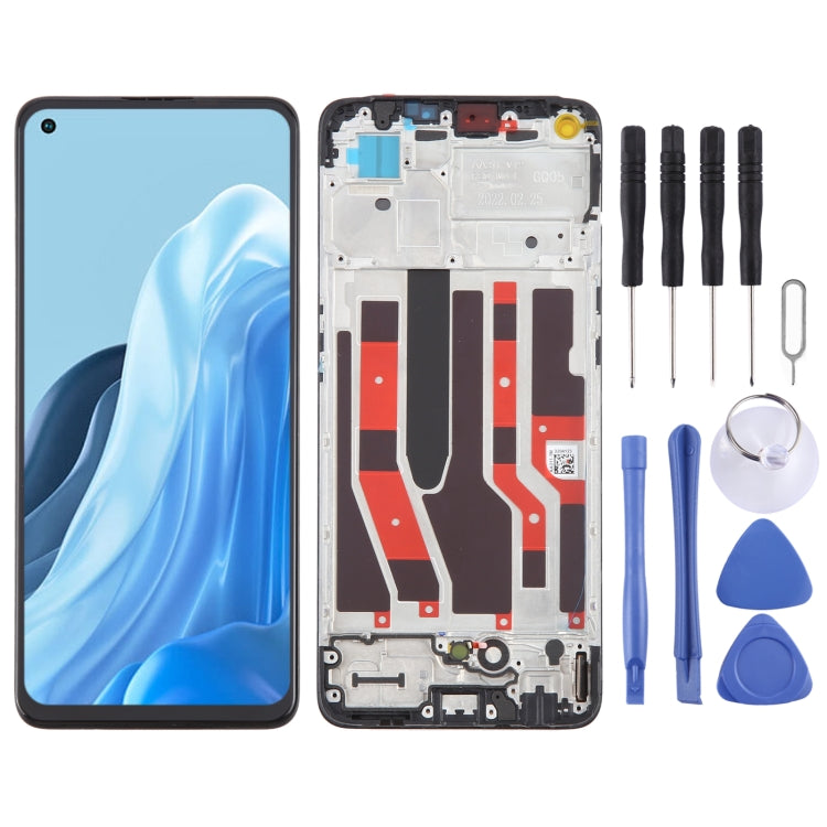 For OPPO F21 Pro OLED LCD Screen Digitizer Full Assembly with Frame - LCD Screen by PMC TechLife | Online Shopping South Africa | PMC TechLife | Buy Now Pay Later Mobicred