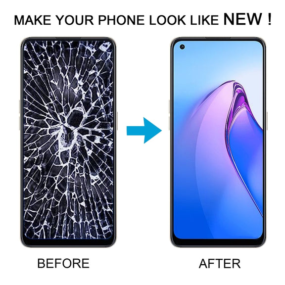 For OPPO Reno8 5G OLED LCD Screen Digitizer Full Assembly with Frame