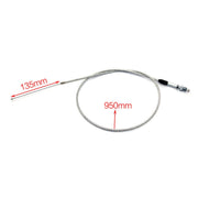Off-road Motorcycle Modified 22mm Handle Throttle Clamp Hand Grip Big Torque Oil Visual Throttle Accelerator for with Cable(Red with Silver Throttle Cable)