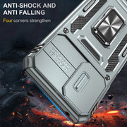 For Motorola Moto G Stylus 5G 2024 Armor PC + TPU Camera Shield Phone Case(Grey)