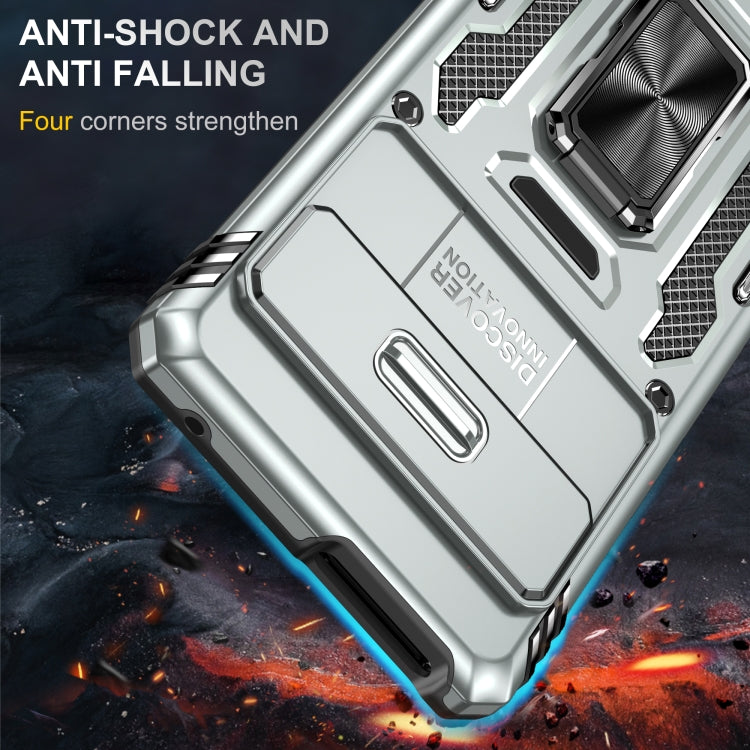 For Google Pixel 9/9 Pro Armor PC + TPU Camera Shield Phone Case(Grey) - free shipping - PMC TechLife - Order now!