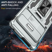 For Google Pixel 9/9 Pro Armor PC + TPU Camera Shield Phone Case(Grey)