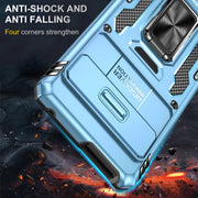 For Google Pixel 9/9 Pro Armor PC + TPU Camera Shield Phone Case(Light Blue)