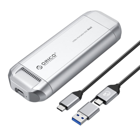 ORICO R40-2T 2TB 40Gbps Racing Car-Inspired Portable SSD Enclosure(Silver) - HDD Enclosure by ORICO | Online Shopping South Africa | PMC Jewellery | Buy Now Pay Later Mobicred