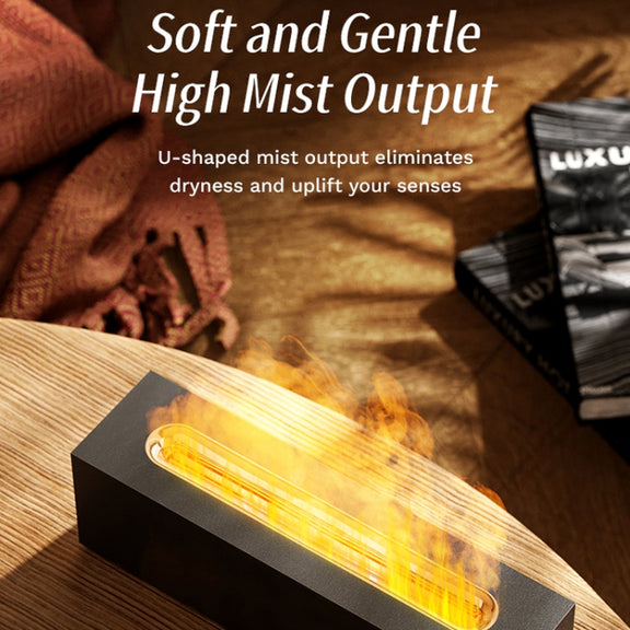 ROCK RAM0036 Large Mist Volume Flame Aromatherapy Humidifier