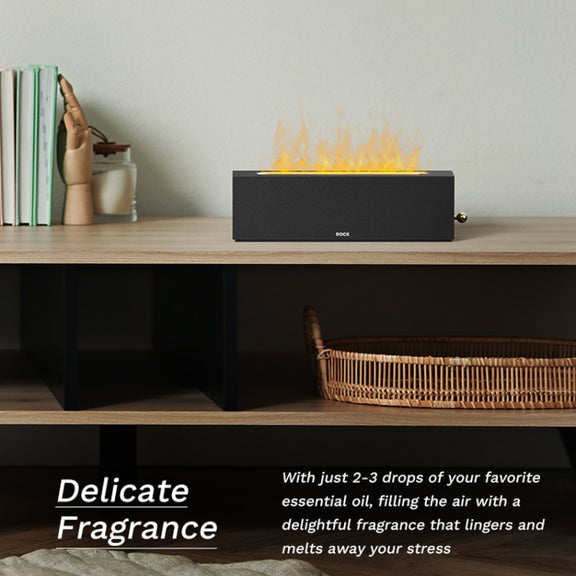 ROCK RAM0036 Large Mist Volume Flame Aromatherapy Humidifier