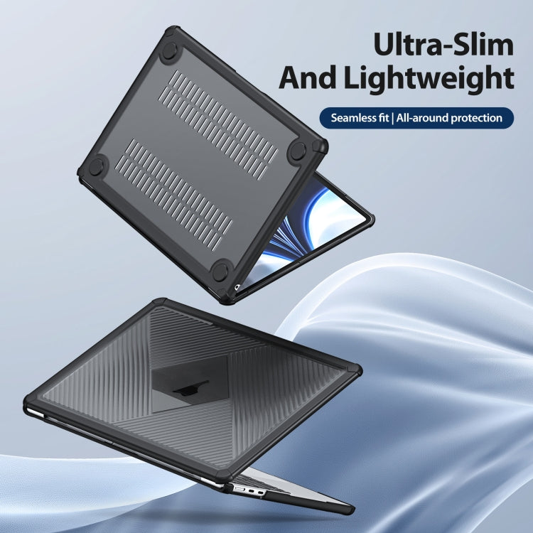 For MacBook Pro 14 2021/2023 A2442 DUX DUCIS LCGH Laptop Frosted Protective Case(Black) - free shipping - PMC Jewellery - Order now!