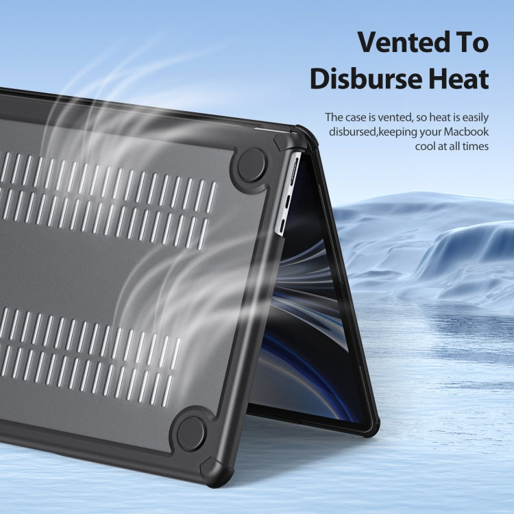 For MacBook Pro 14 2021/2023 A2442 DUX DUCIS LCGH Laptop Frosted Protective Case(Black) - free shipping - PMC Jewellery - Order now!