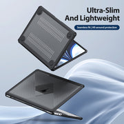 For MacBook Air 13.6 2022/2024 A2681 DUX DUCIS LCGH Laptop Frosted Protective Case(Black)